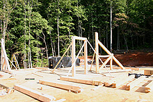 Mountain timber homes