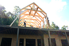 Mountain timber homes