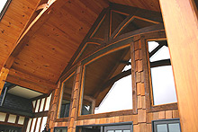 Mountain timber homes